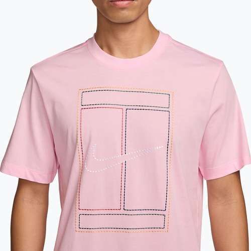 Pánské tričko Nike Court Heritage pink foam