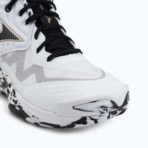 Volejbalové boty Mizuno Wave Momentum Elite Mid white/black/ge gold