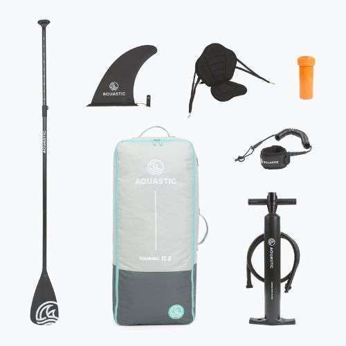 Sada paddleboard SUP nafukovací AQUASTIC Touring 11'6" modrý