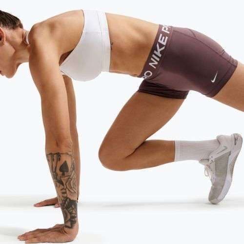 Dámské šortky Nike Pro Mid-Rise Biker 3" tattoo/white