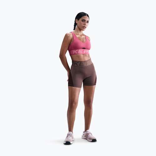 Dámské šortky Nike Pro Sculpt High Waisted 5" Biker tattoo/burgundy crush/white