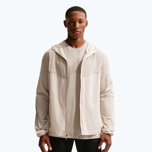 Pánská běžecká bunda Nike Stride Dri-Fit cream II/birch/natural