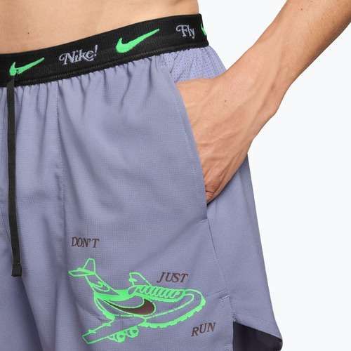 Pánské běžecké šortky Nike Fly Nike Stride 5" iron purple/black