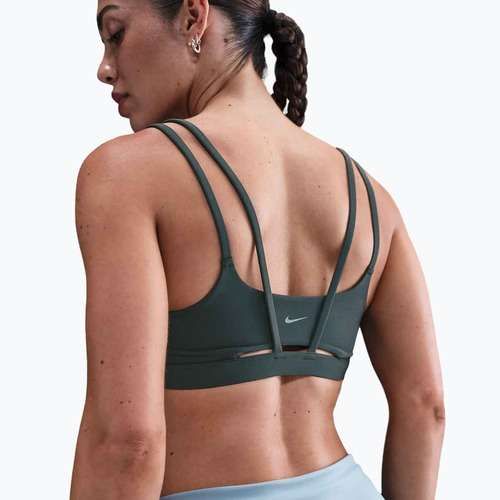Sportovní podprsenka Nike Zenvy Strappy seaweed/white