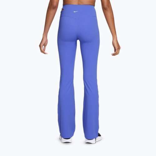 Dámské tréninkové kalhoty Nike Zenvy High-Waisted Flared sapphire/white