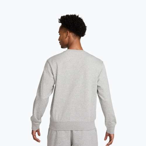 Pánská mikina Nike Club French Terry Crew dark grey heather/white