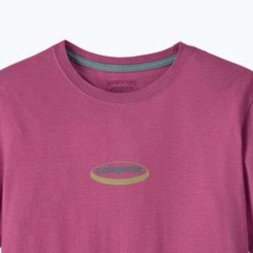 Pánské tričko Patagonia '95 Oval Logo faded magenta
