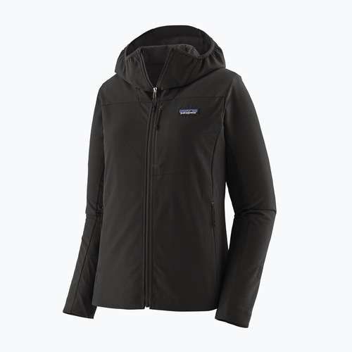 Dámská softshellová bunda Patagonia R1 CrossStrata Hoody black