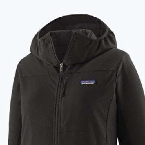 Dámská softshellová bunda Patagonia R1 CrossStrata Hoody black