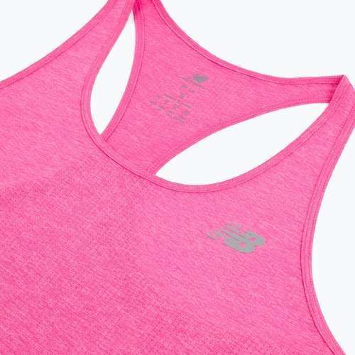 Dámské tričko New Balance Athletics Tank pink heat heather