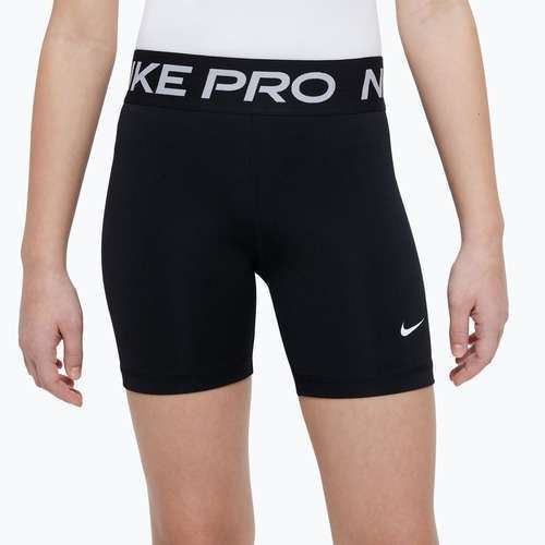 Dětské šortky Nike Pro Dri-Fit 5" carbon black/white