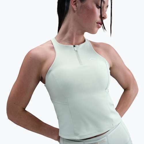 Dámské tričko Nike Trail Medium Support Sports Bra Tank Top light silver