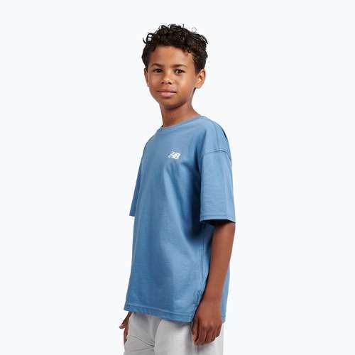Dětské tričko New Balance Jersey Small Logo Tee shoreline blue
