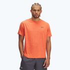 Pánské tričko Under Armour Tech Textured fire/ares red/castlerock