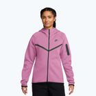 Dámská mikina Nike Sportswear Tech Fleece Windrunner light magenta/black