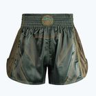 Treninkové šortky Venum Stealth Muay Thai Khaki/Dark Green