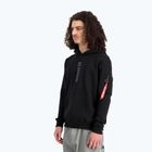 Pánská mikina Alpha Industries Puff Print Hoodie black