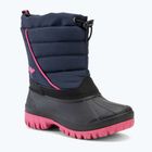 Juniorské sněhule KangaROOS K-Ben dk navy / daisy pink