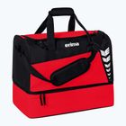 Tréninková taška ERIMA Six Wings Sports Bag With Bottom Compartment 60 l red black