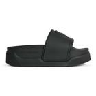 Dámské nazouváky KARL LAGERFELD Condominium Nft Relief black rubber