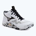 Volejbalové boty Mizuno Wave Momentum Elite Mid white/black/ge gold