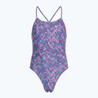 Dětské jednodílné plavky Nike Hydrastrong Lace Up Back university blue
