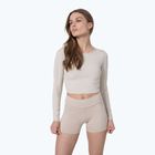Dámský top na jógu 4F H4Z22-TSDL019 beige