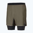 Pánské běžecké kraťasy SCOTT Hybrid Endurance Tech wood grey/black
