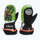 Dětské lyžařské rukavice Level Animal lime