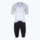 Dámská cyklistická kombinéza Castelli Free Sanremo 3 SS in white/black