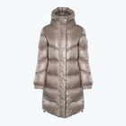 Dámská bunda Woolrich Aliquippa Long Puffer light taupe