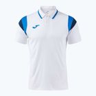Pánské tenisové tričko Joma Terra Polo white/royal