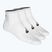 Běžecké ponožky ASICS Quarter 3 pary white