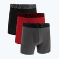 Pánské boxerky Under Armour Perf Cotton 6" 3 ks carbon black/galaxy black 15