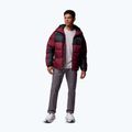Pánská zateplená bunda Columbia Pike Lake II Hooded rich wine/black 2