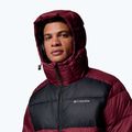 Pánská zateplená bunda Columbia Pike Lake II Hooded rich wine/black 6