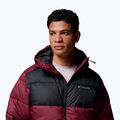 Pánská zateplená bunda Columbia Pike Lake II Hooded rich wine/black 7