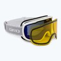 Dámské lyžařské brýle Giro Moxie white & grey chute/ cobalt/ yellow