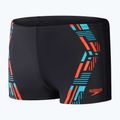 Pánské plavecké šortky Speedo Tech Print black/orange 10