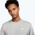 Pánská mikina Nike Club French Terry Crew dark grey heather/white 4