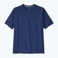 Pánské tričko Patagonia Boardshort Logo Pocket Responsibili clement blue 4