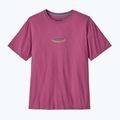Pánské tričko Patagonia '95 Oval Logo faded magenta