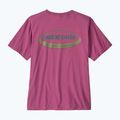 Pánské tričko Patagonia '95 Oval Logo faded magenta 2
