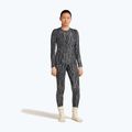 Dámské trekkingové triko Longsleeve Icebreaker Merino 260 Tech Vertex Crewe Delta Lines AOP black/snow/j 2