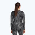 Dámské trekkingové triko Longsleeve Icebreaker Merino 260 Tech Vertex Crewe Delta Lines AOP black/snow/j 3