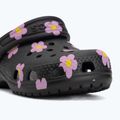 Dětské nazouváky Crocs Classic Flower 212671 black 8