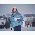 Dámská péřová bunda Columbia Amaze Puff Hooded everblue high shine 16