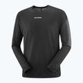 Pánské běžecké tričko Longsleeve Salomon Sense Aero GFX deep black 3