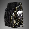 Pánské tréninkové šortky Venum VTC Flames Muay Thai black/gold 4