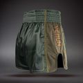 Treninkové šortky Venum Stealth Muay Thai Khaki/Dark Green 4